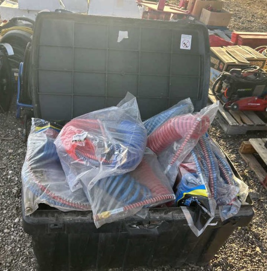 (16) 15ft Air Hose Red & Blue w/12" Lead