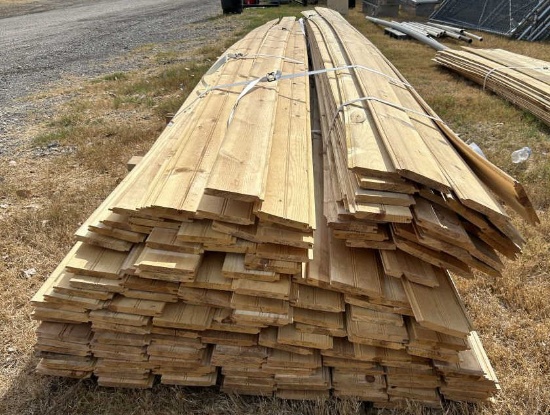 Lumber Bundle of Tongue & Groove 6" x 1" x 16'