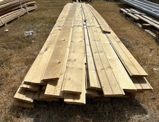 Lumber Bundle of Tongue & Groove 6" x 1" x 16'