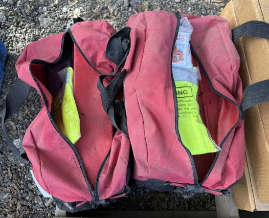 (2) Road Truck Safety Bags