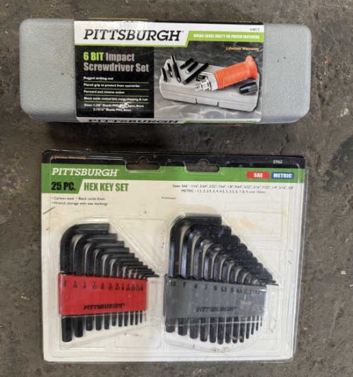 Pittsburgh 6 Bit Impact Screwdriver Set &
