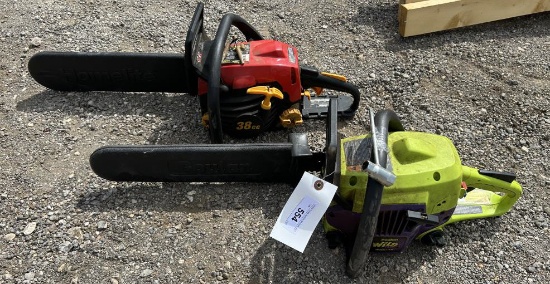 (2) Chain Saws