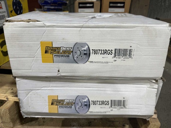 (2) Break Best Select Front Brake Rotor