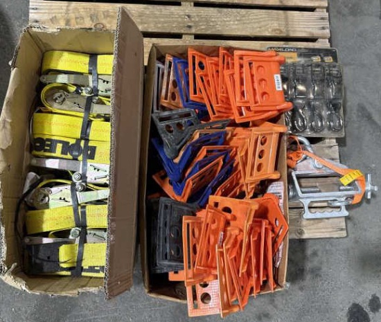 Bundle of 1" & 2" Straps, Plastic Cargo Edge