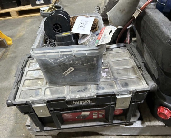 Husky Cantilever Toolbox & 16D 3" Duplex Nails &