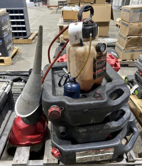 (3) Oil Drain Fluid Transfer Pumps &