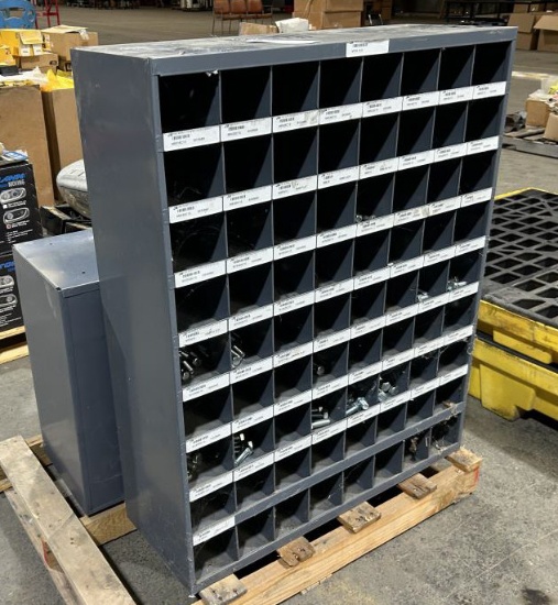 (2) Standing Bolt Bins w/Contents