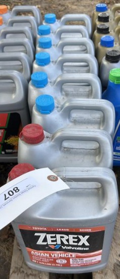 (6) Bottles Zerex G48 Antifreeze Coolant &