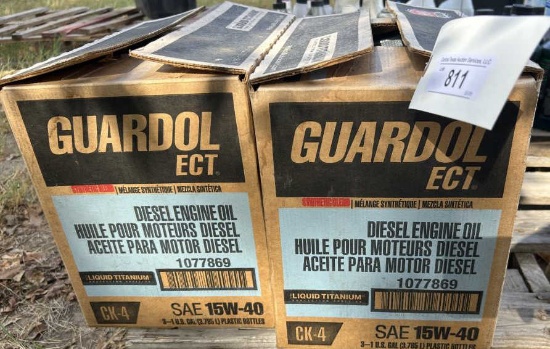 (6) Guardol ECT SAE 15W-40 Synthetic Oil -