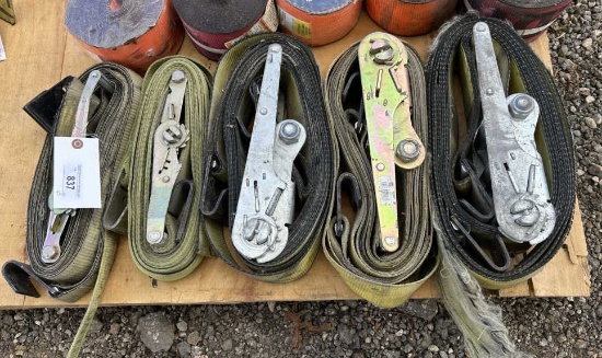 (2) 2" & (3) 3" Straps w/Ratchets