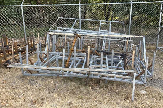 Bundle of Square Tubing Metal