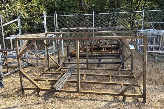 Bundle of Square Tubing Metal