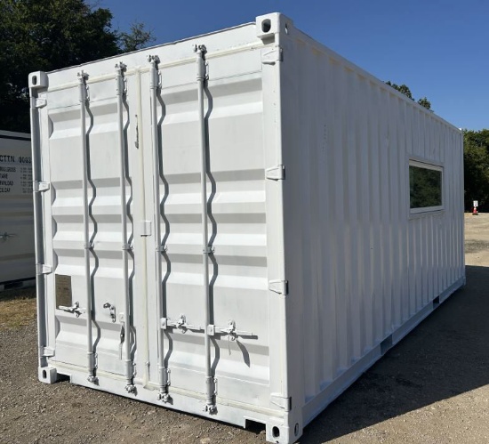 20' Conex/ Shipping Container w/ Windows & Door