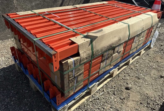 40' 6 Section Heavy Duty Metal Storage Shelving