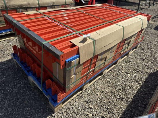 40' 6 Section Heavy Duty Metal Storage Shelving