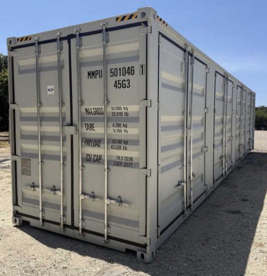 40' High Cube Conex Shipping Container - One Trip