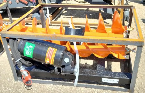 (3) Skid Steer Augers 10", 12" & 18" - RMA42