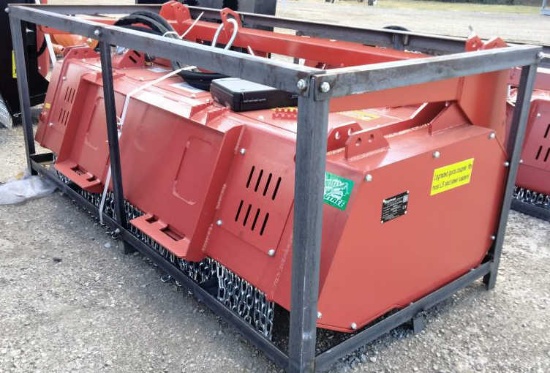 Drum Mulcher Skid Steer Attachment - RMBD72