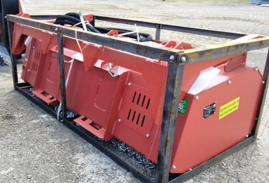 Drum Mulcher Skid Steer Attachment - RMBD72