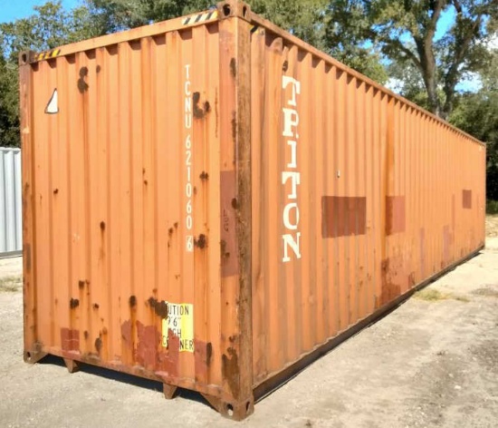 40' High Cube Conex Shipping Container - USED