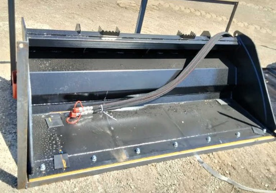 Power Rake Bucket Skid Steer Attachment - RMRB72