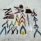 Assorted Wire Strippers, Crimpers, Scissors, Etc.