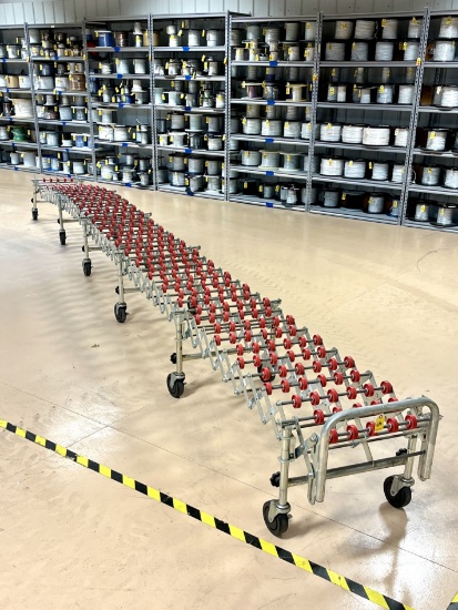 Industrial Shop Accordian Portable Conveyor