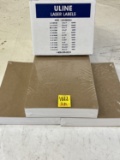 C- Uline Laser Labels; Part # S-11893