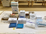 ASST. MASKS, BEARD COVERS, SYRINGES, SAFETY ITEMS