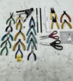 Assorted Wire Strippers, Crimpers, Scissors, Etc.