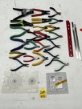 Assorted Wire Strippers, Crimpers, Scissors, Etc.