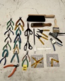 Assorted Wire Strippers, Crimpers, Scissors, Etc.