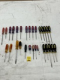Assorted Flathead Screwdrivers