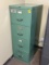 B- Anderson Hickey Four Drawer Metal Filing Cabinet