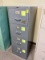 B- Anderson Hickey Four Drawer Metal Filing Cabinet