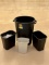 Assorted Trash Cans