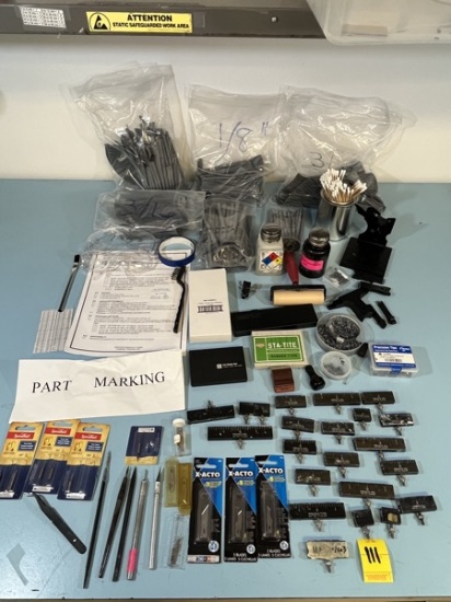 B- Assorted Supplies For Stamping