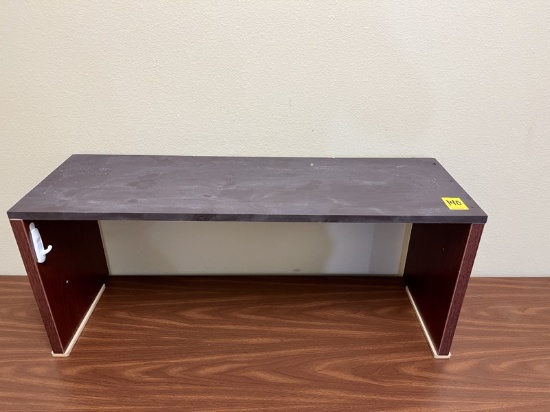 B- Laminate and Wooden Desk Riser