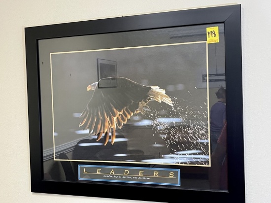 B- Leader Framed Poster