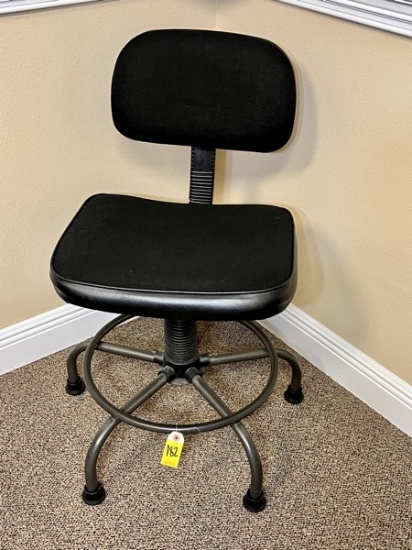 B- Adjustable Drafting Stool with Foot Rest
