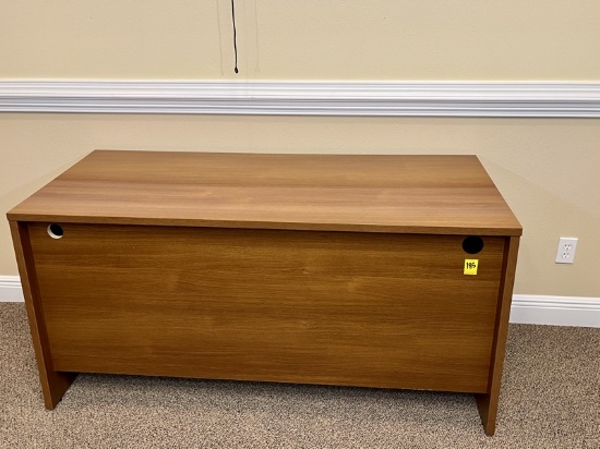 B- Laminate Wooden Grain Finish Desk