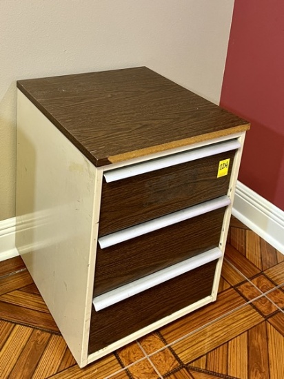 B- Three Drawer Laminate Cabinet