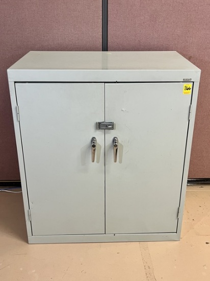 A- Sandusky Double Door Metal Storage Cabinet