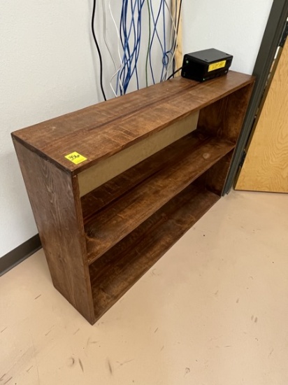 C- Wooden Two Shelf Unit