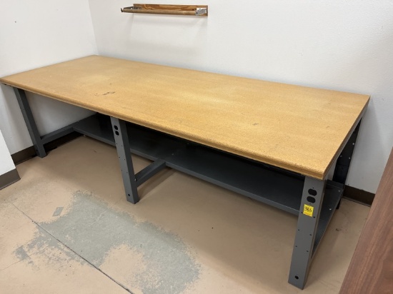 C-Metal Frame Workstation with OSB Top
