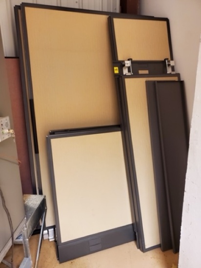 C- Assorted Size and Color Cubicle Panels
