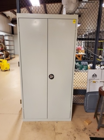 B- Double Door Metal Storage Cabinet