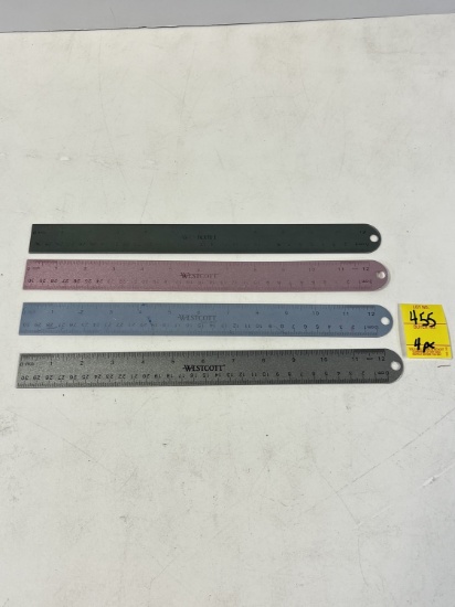 Wescott 12" Metal Straight Edges