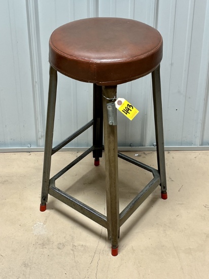 28" Shop Stool with Padded Seat