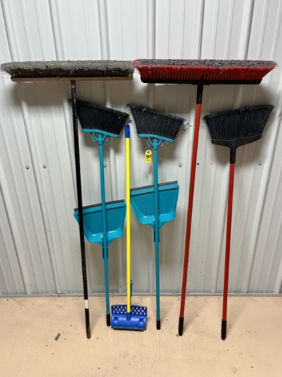 Warehouse Brooms, Brooms, Dust Pans, Etc.